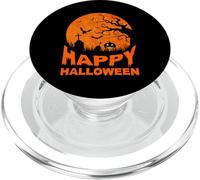 Joyeux Halloween, cimetière hanté, Chauves-Souris, citrouilles effrayantes, Enfants PopSockets PopGrip pour MagSafe