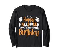 Joyeux Halloween et Oui, C'est Mon Anniversaire, fête d'anniversaire Amusante Manche Longue