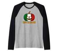 Joyeux Halloween Italien Manche Raglan
