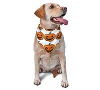 Joyeux Halloween Printemps Chien Bandanas Garçon en Vrac Chiot Foulard Réglable Doux Triangle Bavoirs Accessoires pour Petit Moyen Grand Chiot Chats