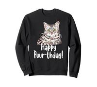 Joyeux jeudi Puur ! Amoureux drôles de Chats américains à Poil Court Sweatshirt