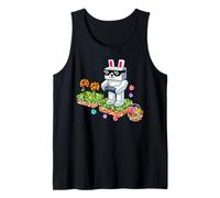 Joyeux Lapin de Pâques Jeu vidéo Chasse aux œufs Lapin Gamer Débardeur