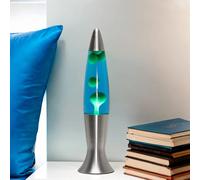 Joyeux Lava Lampe Bleu Vert 40cm Incl. Source D'Éclaraige Rétro Lampe Angelina