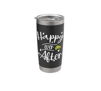 Joyeux mariage pour toujours Gobelet isotherme en acier inoxydable double paroi
