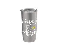 Joyeux mariage pour toujours Gobelet isotherme en acier inoxydable double paroi