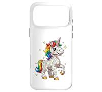Joyeux Mois de la Fierté : Brick Builder Squad Rainbow Unicorn Coque pour iPhone 17 Pro Max
