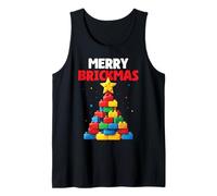Joyeux Noël à Brickmas Block Building Builder Brick Master Débardeur