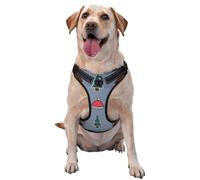 Joyeux Noël Arbre de Noël,Harnais pour Animaux de Compagnie, Harnais réfléchissant réglable pour Chien,XL