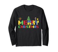 Joyeux Noël Block Building Builder Brick Master Builder Manche Longue