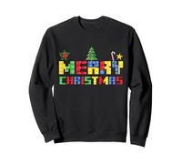 Joyeux Noël Block Building Builder Brick Master Builder Sweatshirt