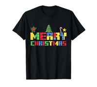 Joyeux Noël Block Building Builder Brick Master Builder T-Shirt