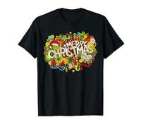 Joyeux Noël, Busy Collage, tout ce qui concerne l'esprit de Noël T-Shirt