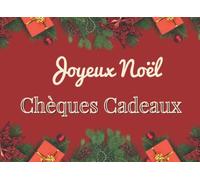 Joyeux Noël - Chèques Cadeaux: 20 Bons cadeaux en Carnet Personnalisables en couleur - Coupons à compléter - Idée originale pour homme femme enfant couple