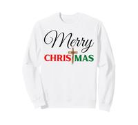 Joyeux Noël Christ Jésus Anniversaire Fête Chrétienne Fêtes Fils Sweatshirt