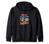Joyeux Noël Depuis Paradise Tropical Beach Sweat à Capuche