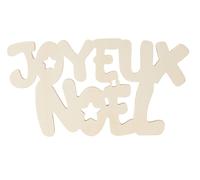 Joyeux Noël En Bois À Poser 10 X 19 X 1,8 Cm