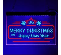 Joyeux Noël Et Bonne Année Pomme De Pin Double Couleur LED Enseigne Au Néon Personnalisé Fête De Noël LED Néon Lumière Personnalisée Enseigne De Décoration Au Néon De Noël