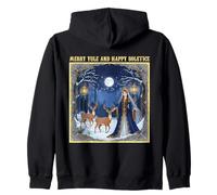 Joyeux Noël et Joyeux Solstice de Fin d'année Sweat à Capuche