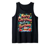 Joyeux Noël et Oui, C'est Mon Anniversaire Garçons, Filles, Débardeur