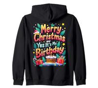 Joyeux Noël et Oui, C'est Mon Anniversaire Garçons, Filles, Sweat à Capuche