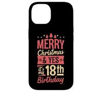 Joyeux Noël et Oui, C'est Mon Cadeau de fête de 18e Anniversaire Coque pour iPhone 14