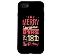 Joyeux Noël et Oui, C'est Mon Cadeau de fête de 18e Anniversaire Coque pour iPhone SE (2020) / 7/8