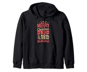 Joyeux Noël et Oui, C'est Mon Cadeau de fête de 18e Anniversaire Sweat à Capuche