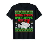 Joyeux Noël et Une marigane, Nouvel an, pêche à Un Vilain Noël T-Shirt