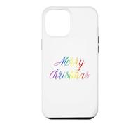 Joyeux Noël Gay Rainbow Art Queer Holiday Love LGBTQ Coque pour iPhone 12 Pro Max