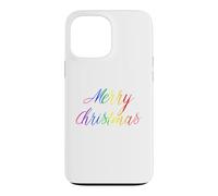 Joyeux Noël Gay Rainbow Art Queer Holiday Love LGBTQ Coque pour iPhone 13 Pro Max