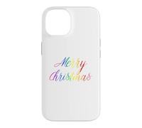 Joyeux Noël Gay Rainbow Art Queer Holiday Love LGBTQ Coque pour iPhone 14