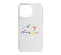 Joyeux Noël Gay Rainbow Art Queer Holiday Love LGBTQ Coque pour iPhone 14 Pro Max