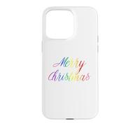 Joyeux Noël Gay Rainbow Art Queer Holiday Love LGBTQ Coque pour iPhone 15 Pro Max
