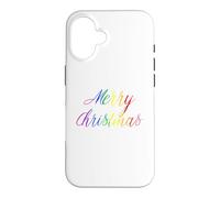 Joyeux Noël Gay Rainbow Art Queer Holiday Love LGBTQ Coque pour iPhone 16