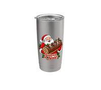 Joyeux Noel Gobelet isotherme en acier inoxydable double paroi