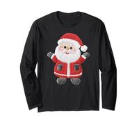 Joyeux Noël Hiver Xmas Santa Claus Père Noël Merry Christmas Manche Longue