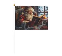 Joyeux Noël Impression Double Face Héros Drapeaux Extérieur Intérieur Décoratif Sports Jeux Festival Événements Drapeau