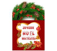 JOYEUX NOËL Maîtresse: Un cadeau pour remercier maître, maîtresse, idée cadeau original pour maîtresse