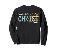 Joyeux Noël Noël chrétien Jésus Famille de Noël Sweatshirt