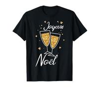 Joyeux Noël Nouvel An Champagne Noël Moche Femmes Buveuse De T-Shirt