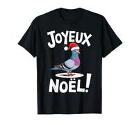 Joyeux Noël Père Noël Pigeon T-Shirt