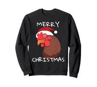 Joyeux Noël Poulet Drôle d'homme Femme Garçon Fille Sweatshirt