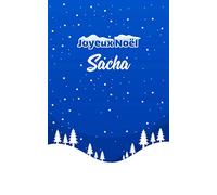 Joyeux Noël Sacha: Carnet de notes | Cadeaux de Noël de 2020 | Cadeau de Noël pour les hommes et les garçons | Bonne année 2021 | Carnet avec le Nom des personnes