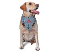 Joyeux Noël, Sapin de Noël, Bandanas pour Chien, Chat, Chiot, écharpes, Mouchoir Lavable pour Animaux de Compagnie