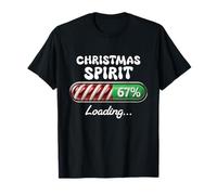 Joyeux Noël, Spirit Loading Meme Gen Z Alpha Slang Xmas T-Shirt