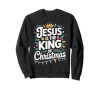 Joyeux Noël : Une Famille Qui Correspond à Jésus est Le Roi de Noël Sweatshirt
