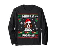Joyeux Noël Woofmas English Springer Spaniel Chien Noël Manche Longue