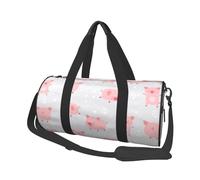Joyeux Petits cochons Mignons, Sac de Voyage de Grande capacité, Sac à Main Rond, Sac de Voyage de Sport, fourre-Tout, Sac de Fitness