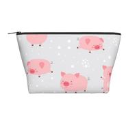 Joyeux Petits cochons Mignons, Trousse de Toilette Trousse de Maquillage Sac à cosmétiques Trousse de Toilette de Voyage Portable