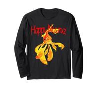 Joyeux Poisson Rouge Nowruz Fantail Manche Longue